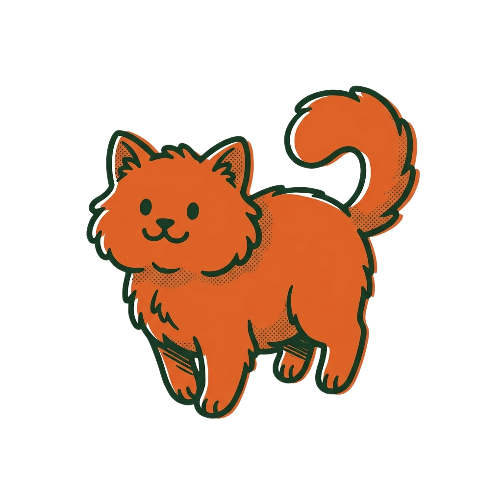 Fudge the fluffy ginger cat