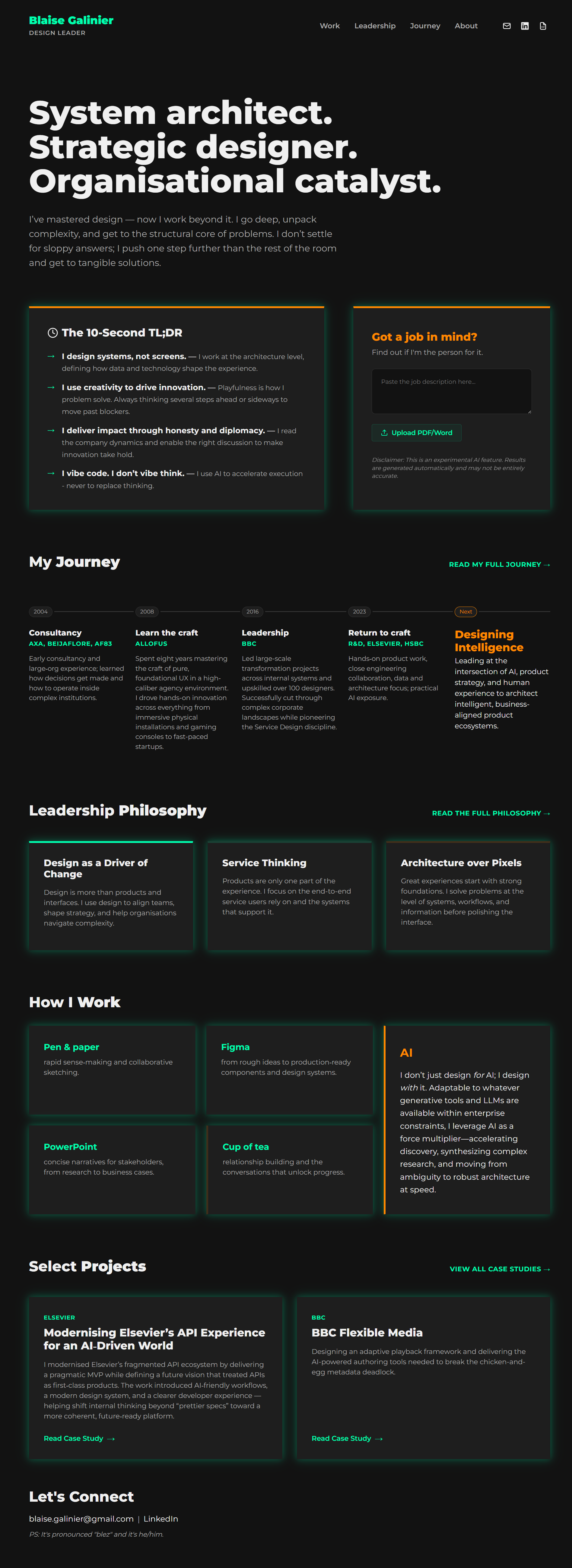 Live Public Portfolio: AI-enabled, lightweight, and fast